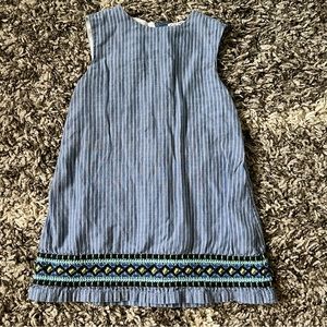 Vineyard Vines Yarn Dye Toddler Dress Blue Stripe 2T